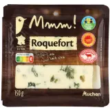 AUCHAN TERROIR CULTIVONS LE BON Roquefort au lait cru de brebis AOP