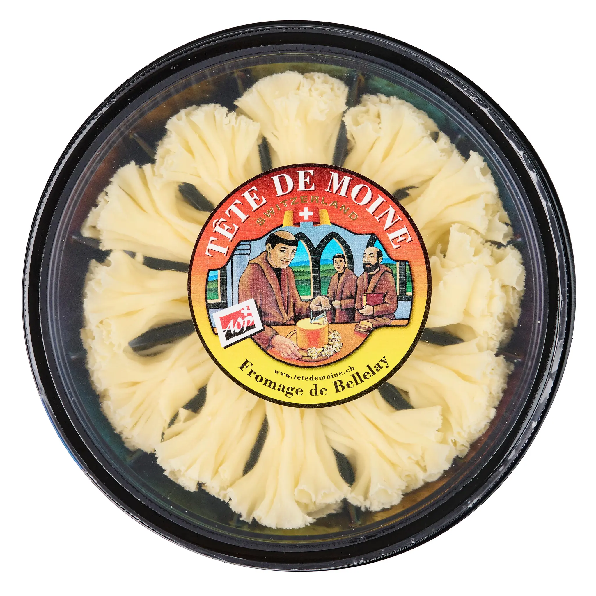 FROMAGE A LA COUPE Tête de moine AOP en dentelle