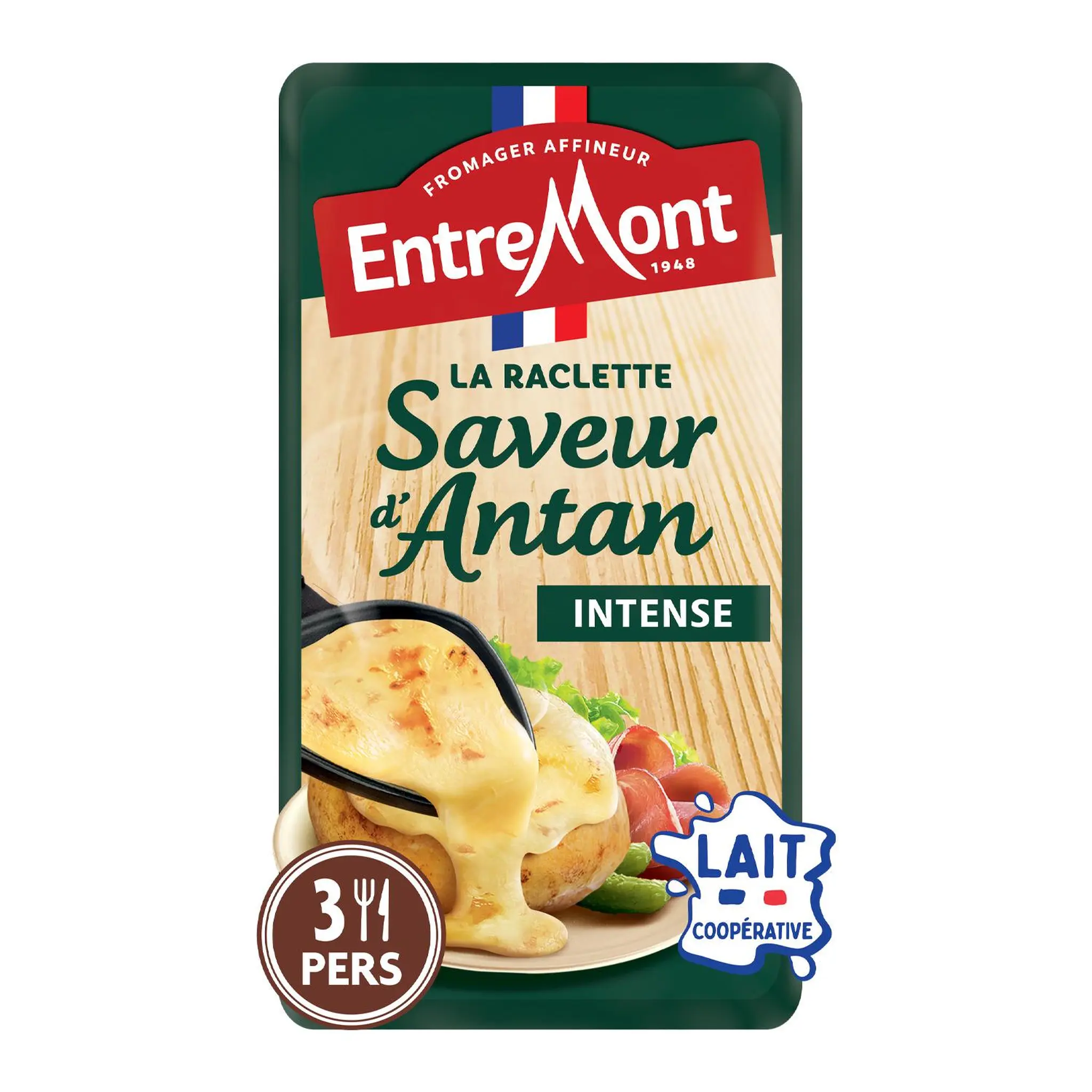 ENTREMONT Fromage à raclette saveur d'antan