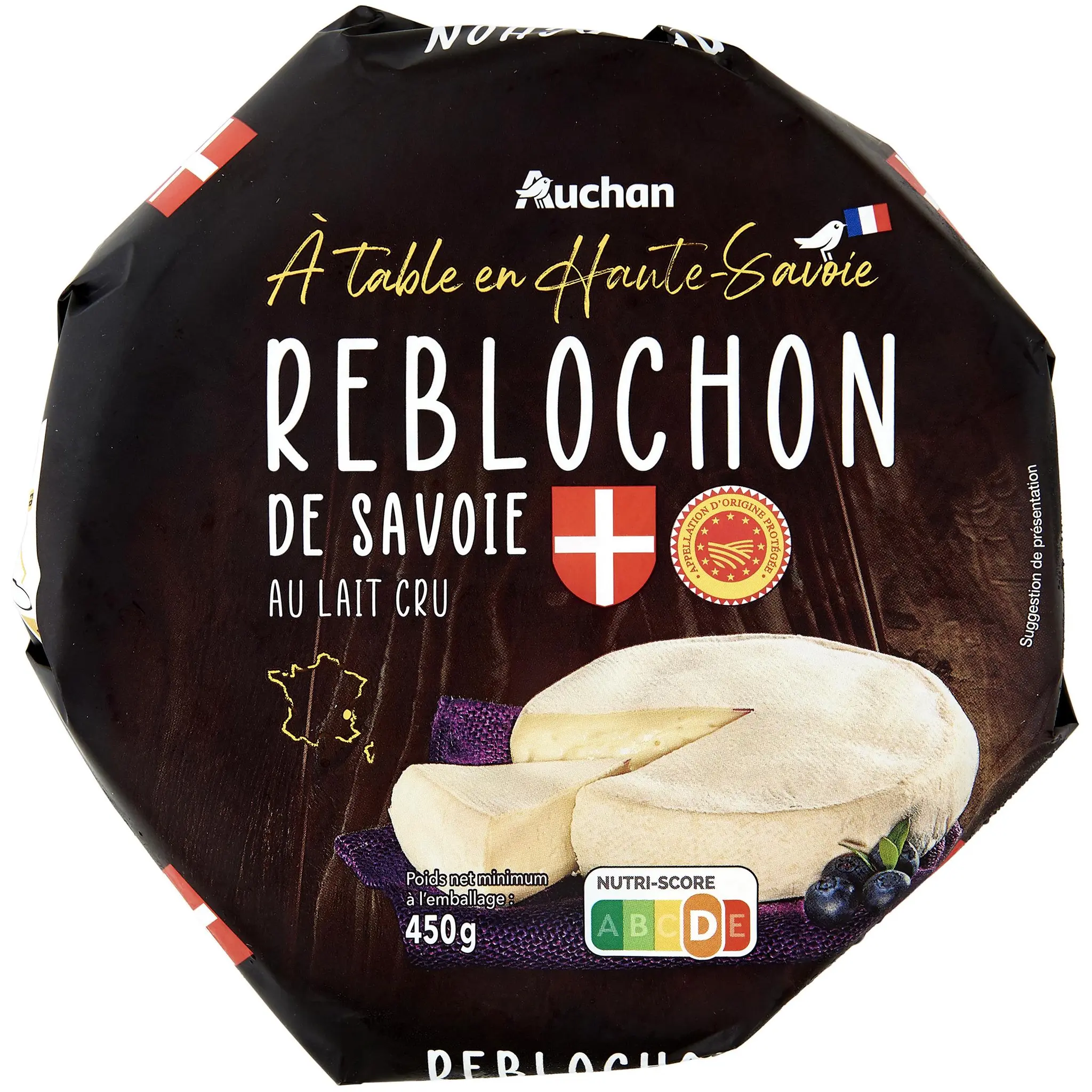 AUCHAN TERROIR Reblochon de Savoie AOP fruité