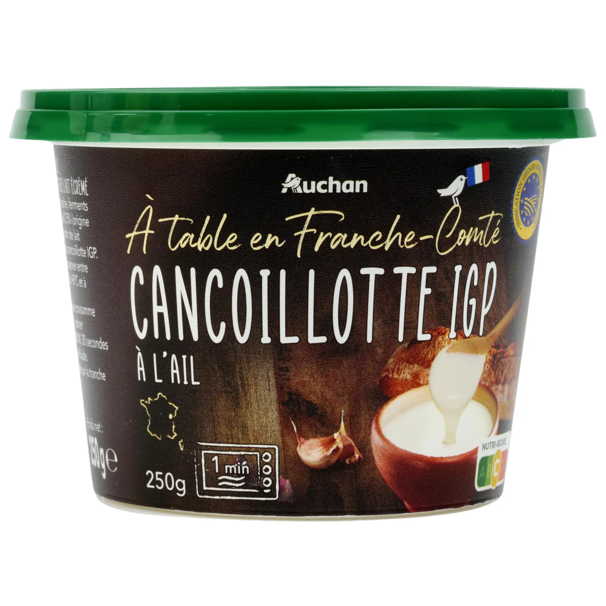 AUCHAN TERROIR Cancoillotte à l'ail