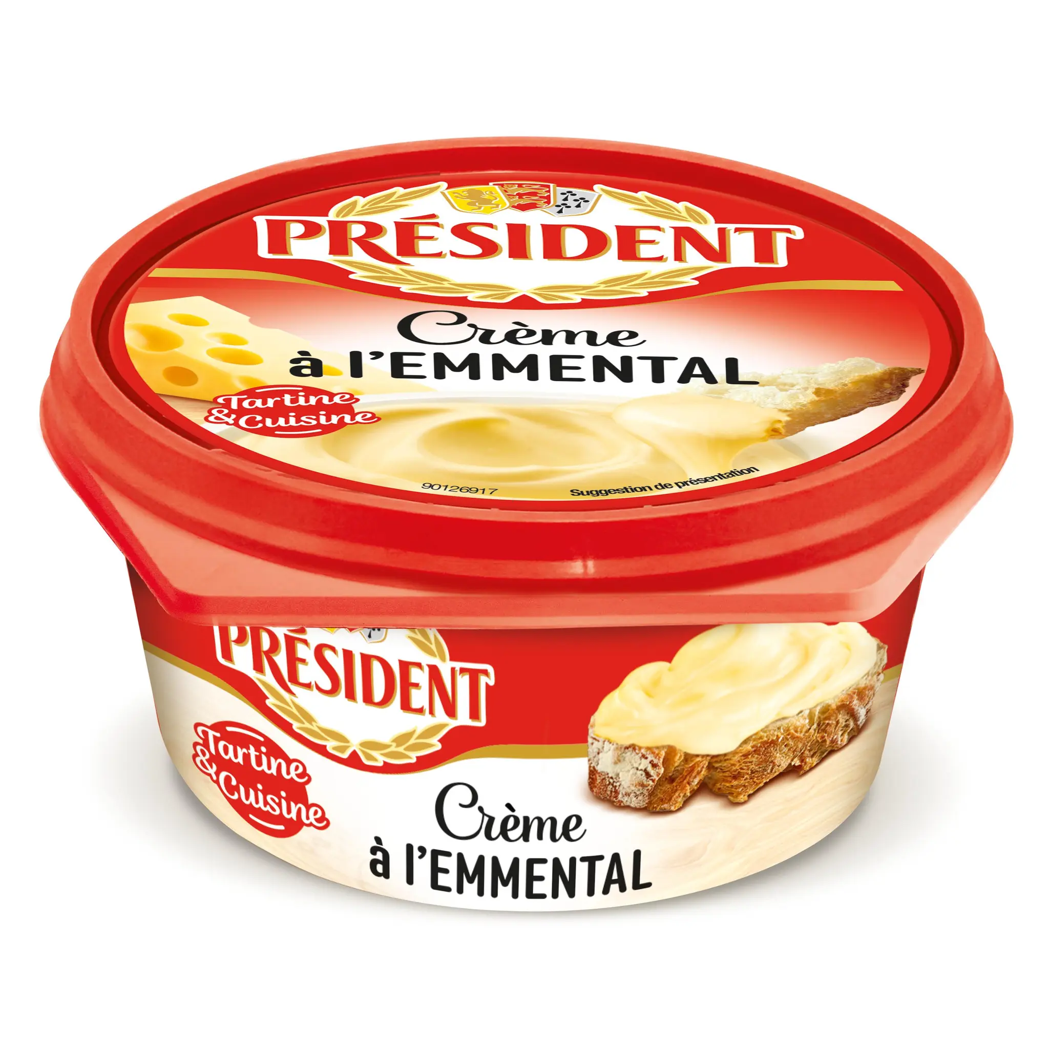 PRESIDENT Crème de fromage fondu à l'emmental