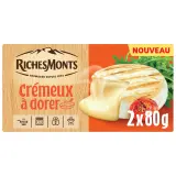 RICHESMONTS Fromage à pâte molle au lait pasteurisé à dorer