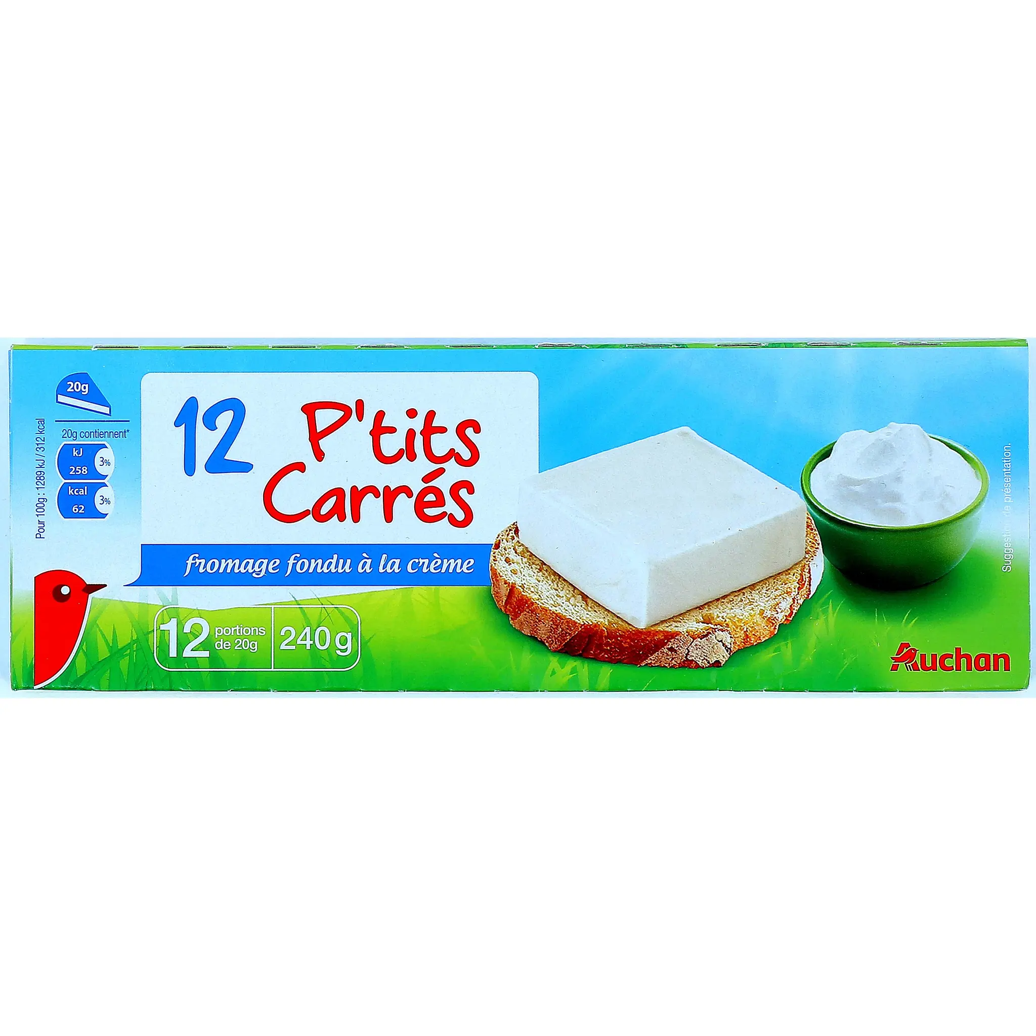 AUCHAN Fromage fondu