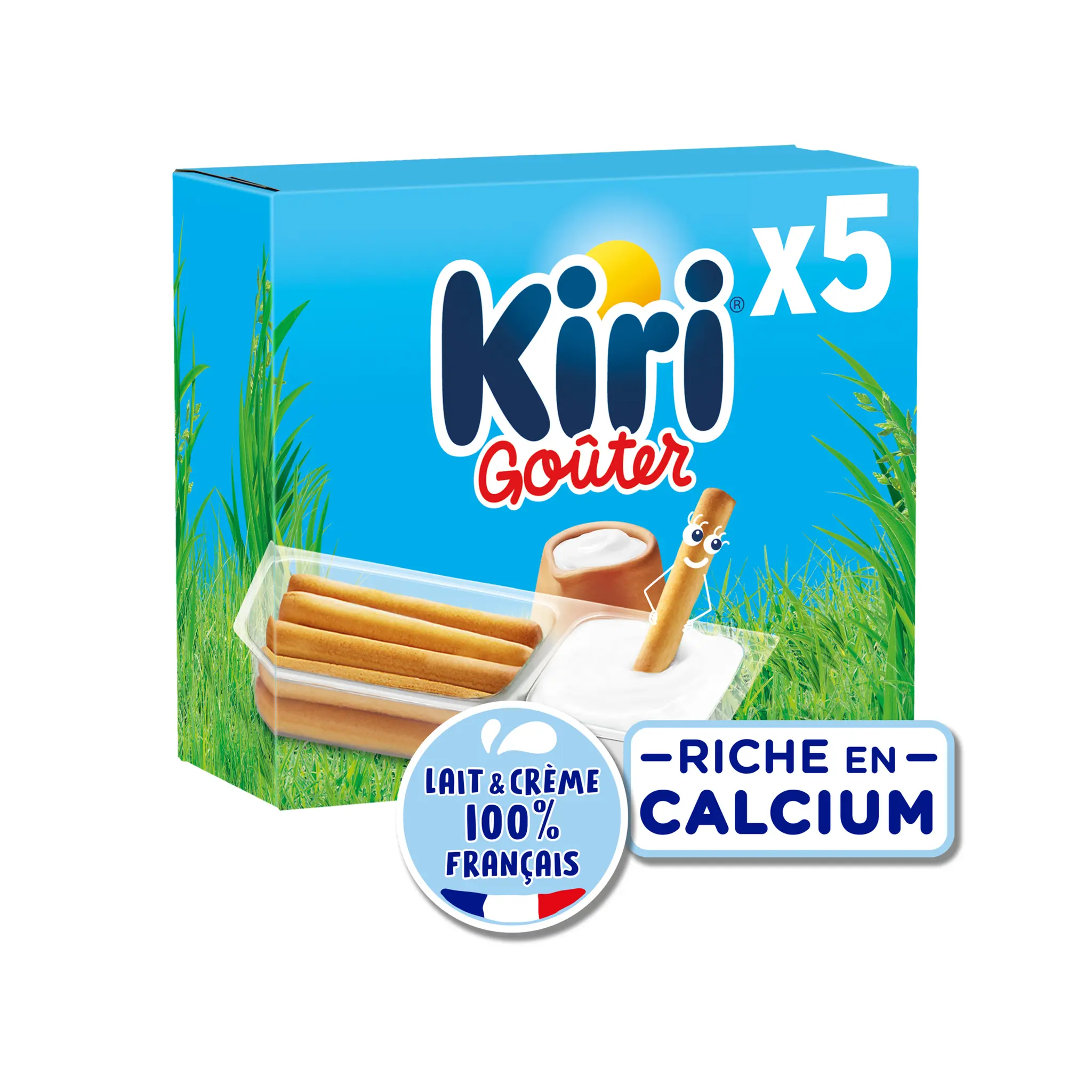 KIRI Goûter Fromage fondu à la crème et gressins