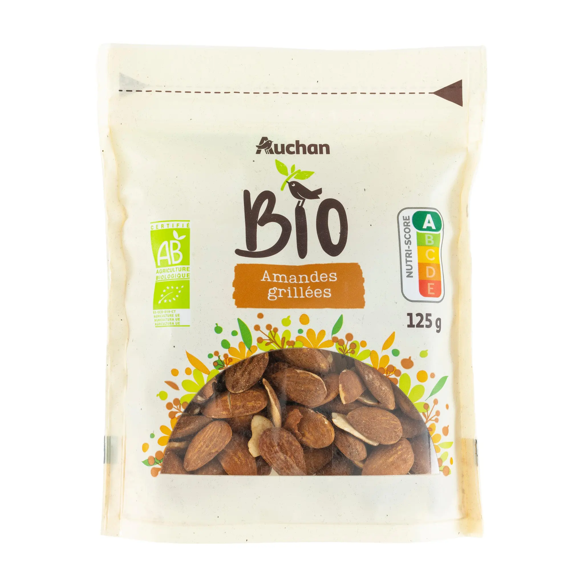 AUCHAN BIO Amandes grillées
