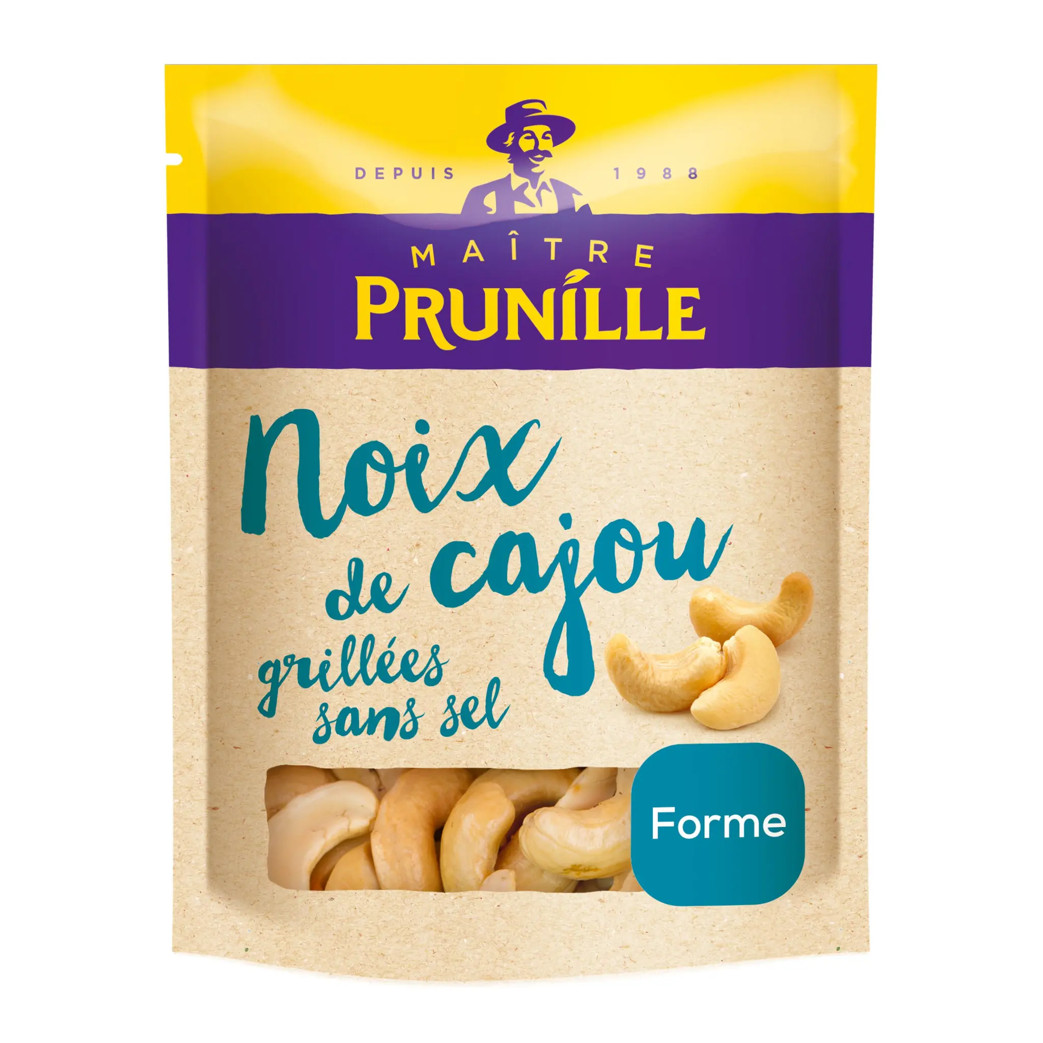 MAITRE PRUNILLE Noix de cajou grillés sans sel