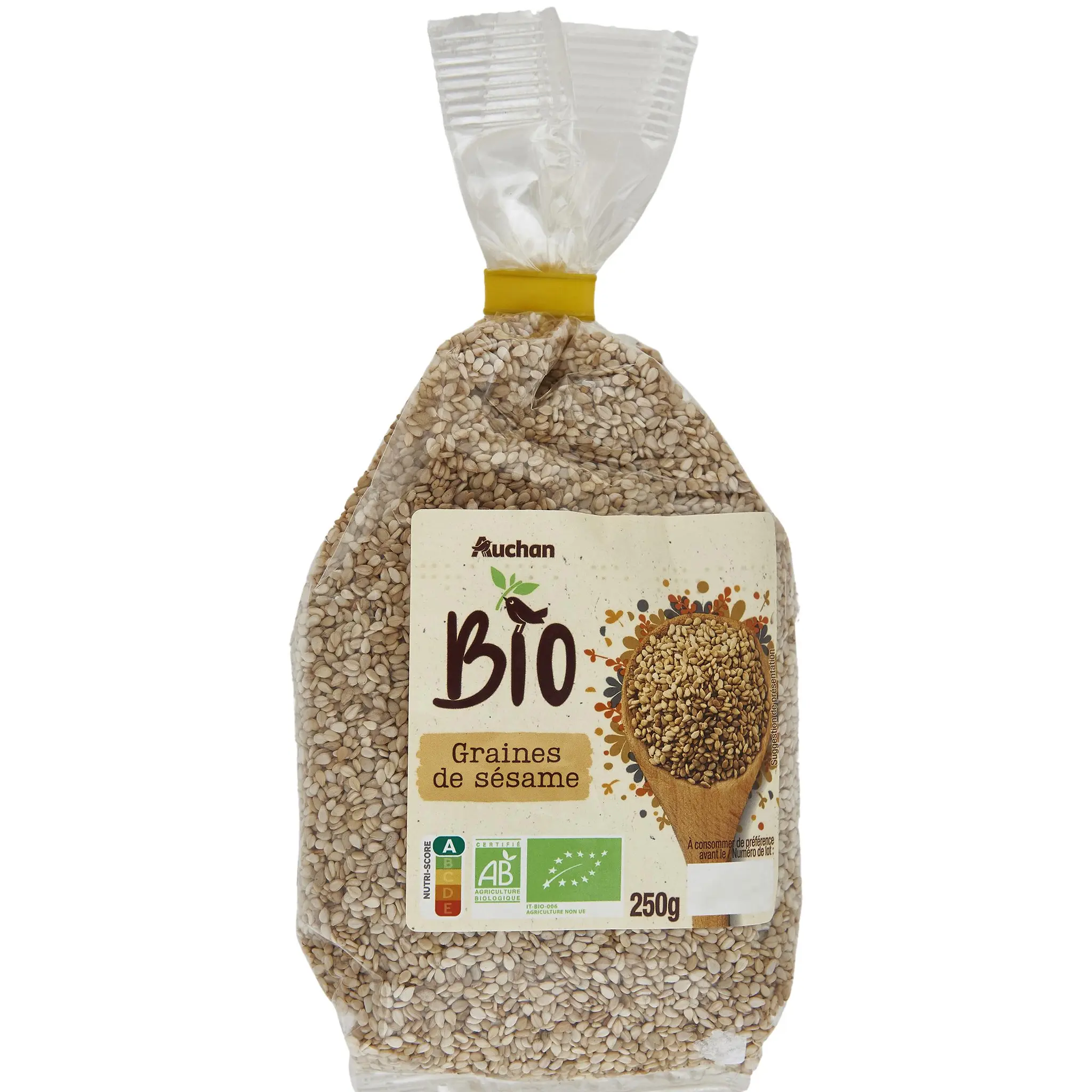AUCHAN BIO Graines de sésame