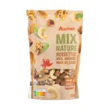AUCHAN Mix nature noisettes, noix, amandes et noix de cajou
