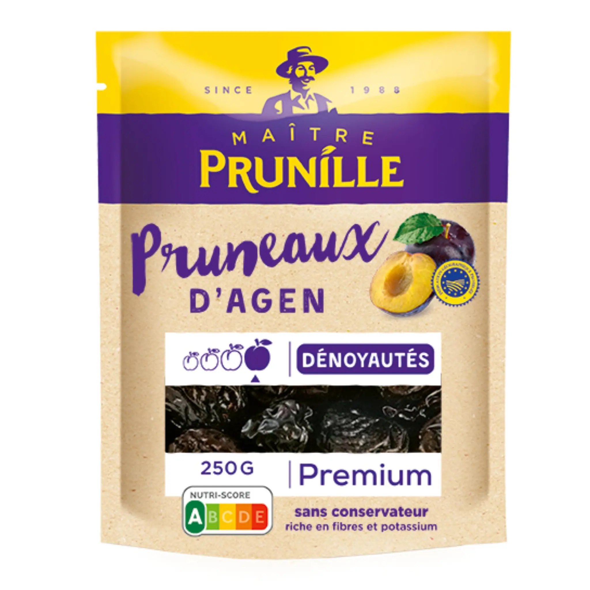 MAITRE PRUNILLE Pruneaux d'Agen dénoyautés IGP