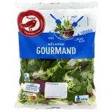AUCHAN Mélange gourmand de frisée mâche et chicorée rouge
