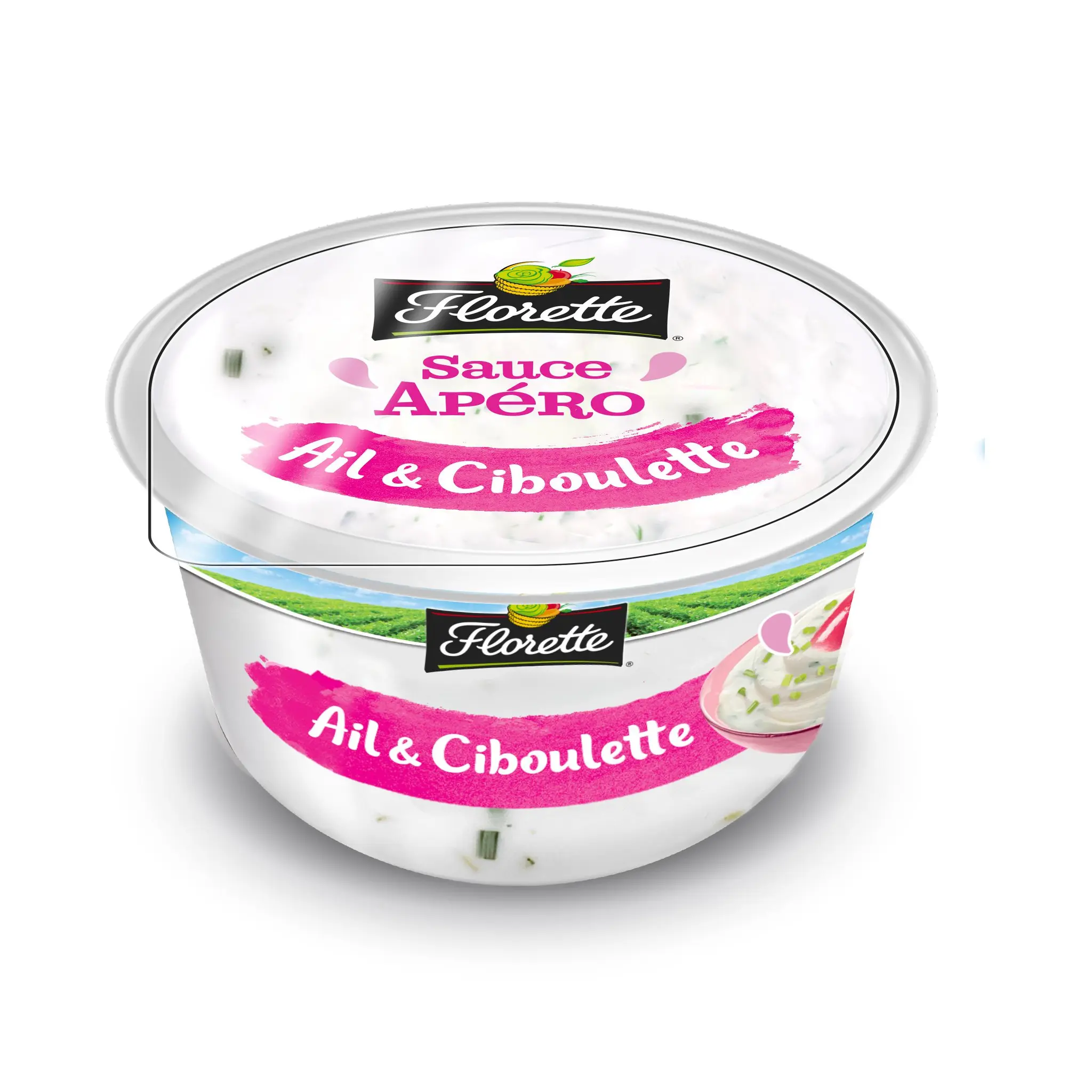 FLORETTE Sauce apéro ail et ciboulette sans conservateur