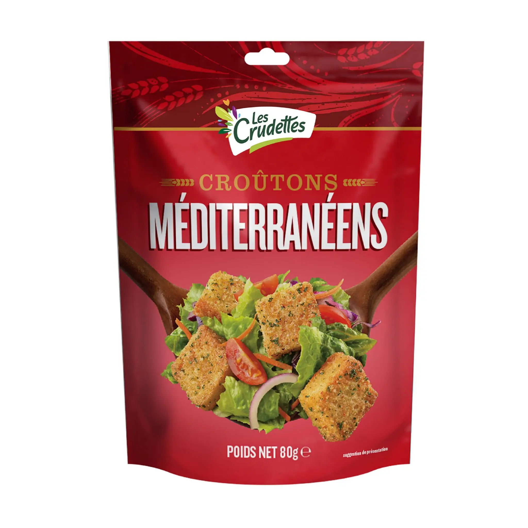 LES CRUDETTES Croûtons méditerranéens