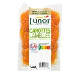 AUCHAN Carottes en lamelles cuites