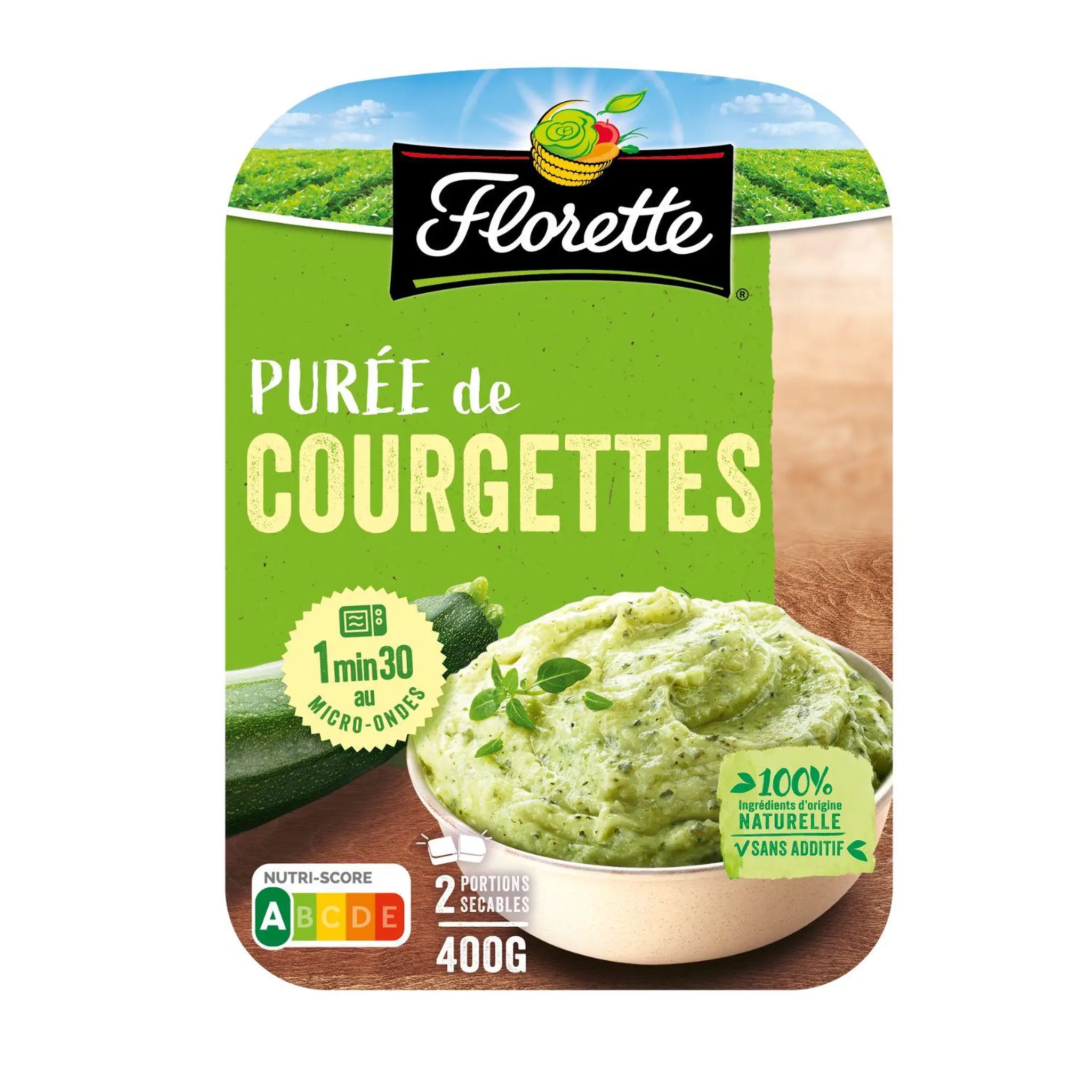 FLORETTE Purée de courgette