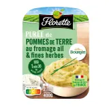 FLORETTE Purée de pommes de terre au fromage Boursin ail et fines herbes
