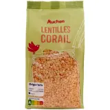 AUCHAN Lentilles corail