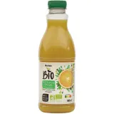 AUCHAN BIO 100% pur jus d'orange avec pulpe