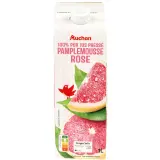 AUCHAN Pur jus de pamplemousses