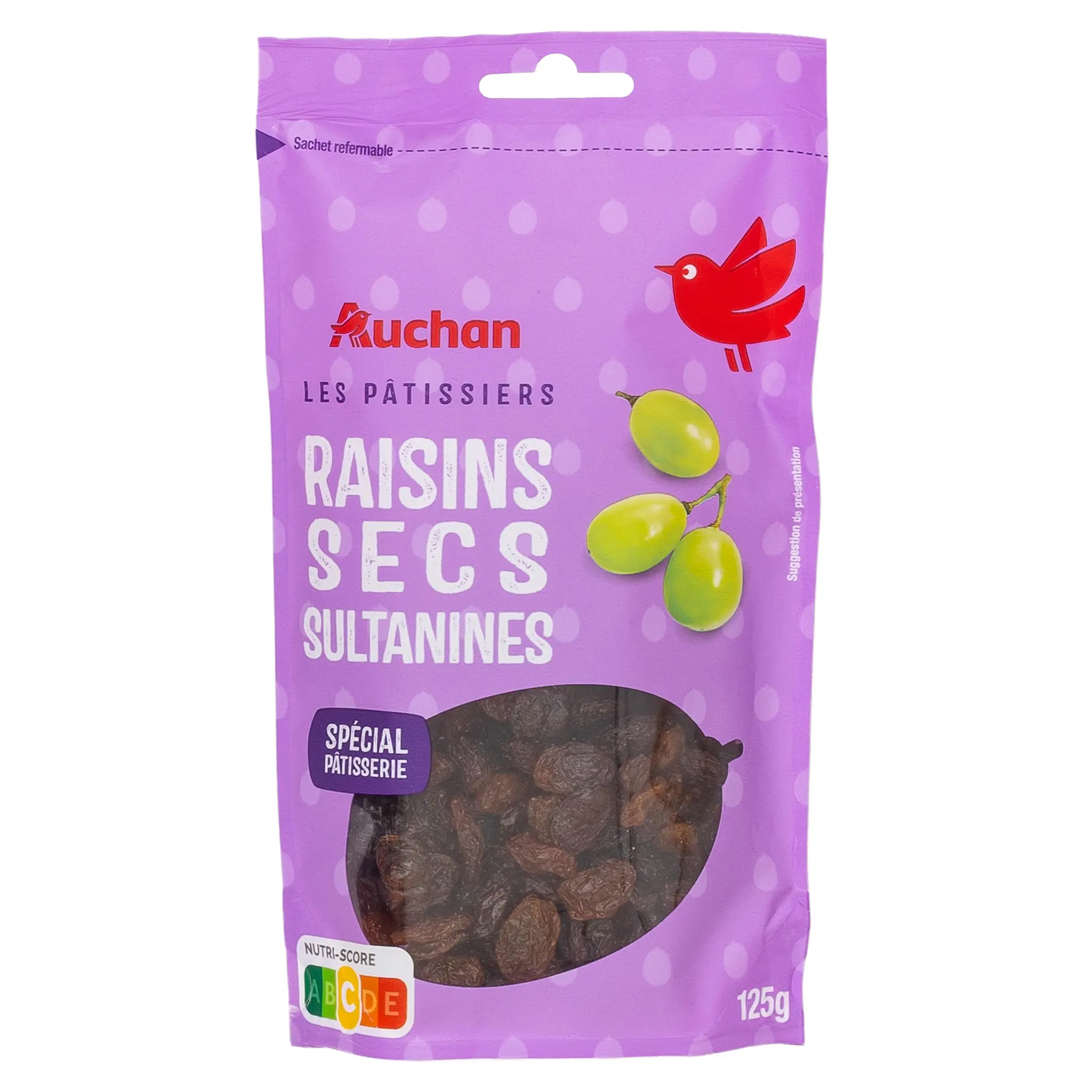 AUCHAN Raisins secs sultanines