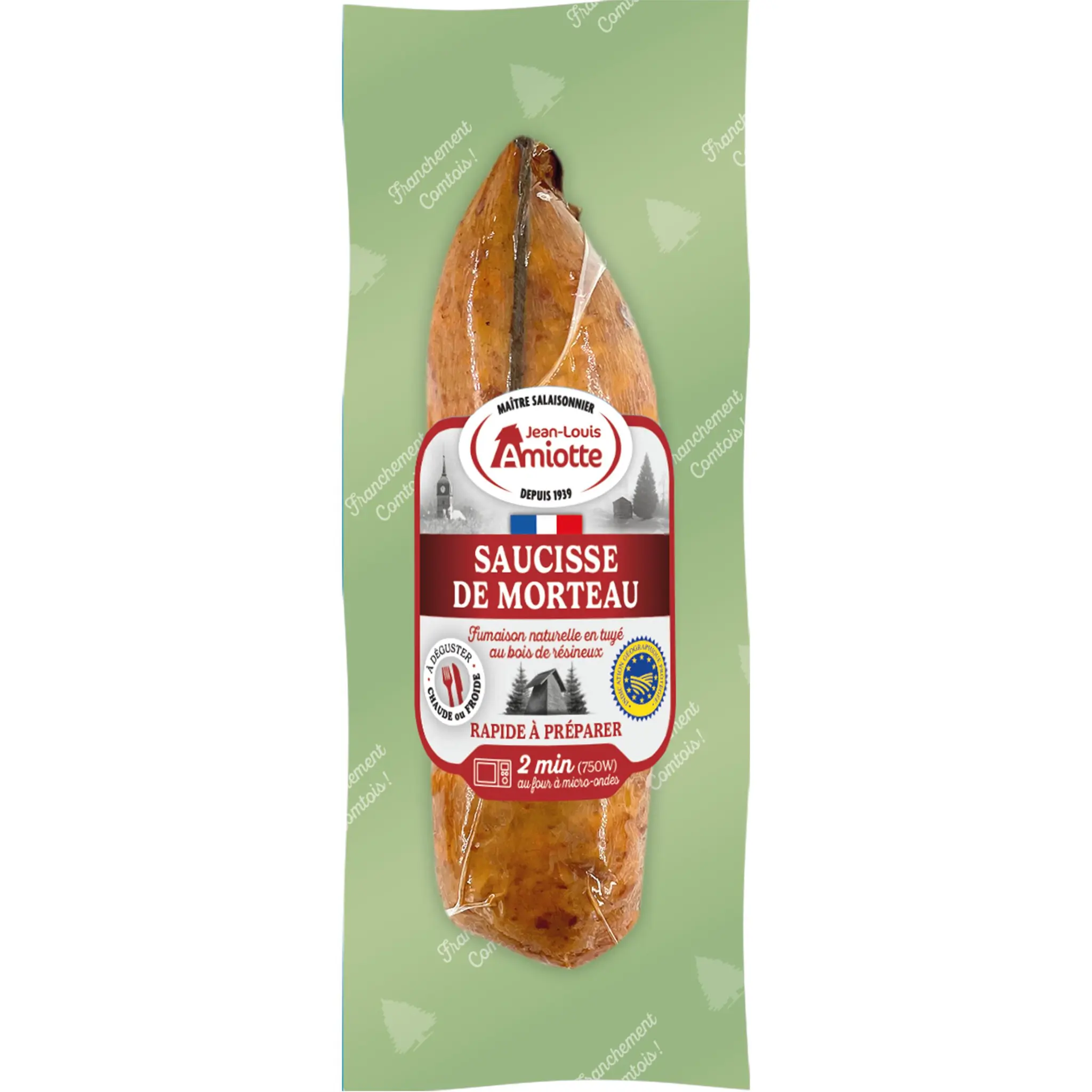 AMIOTTE Saucisse de Morteau fumée IGP