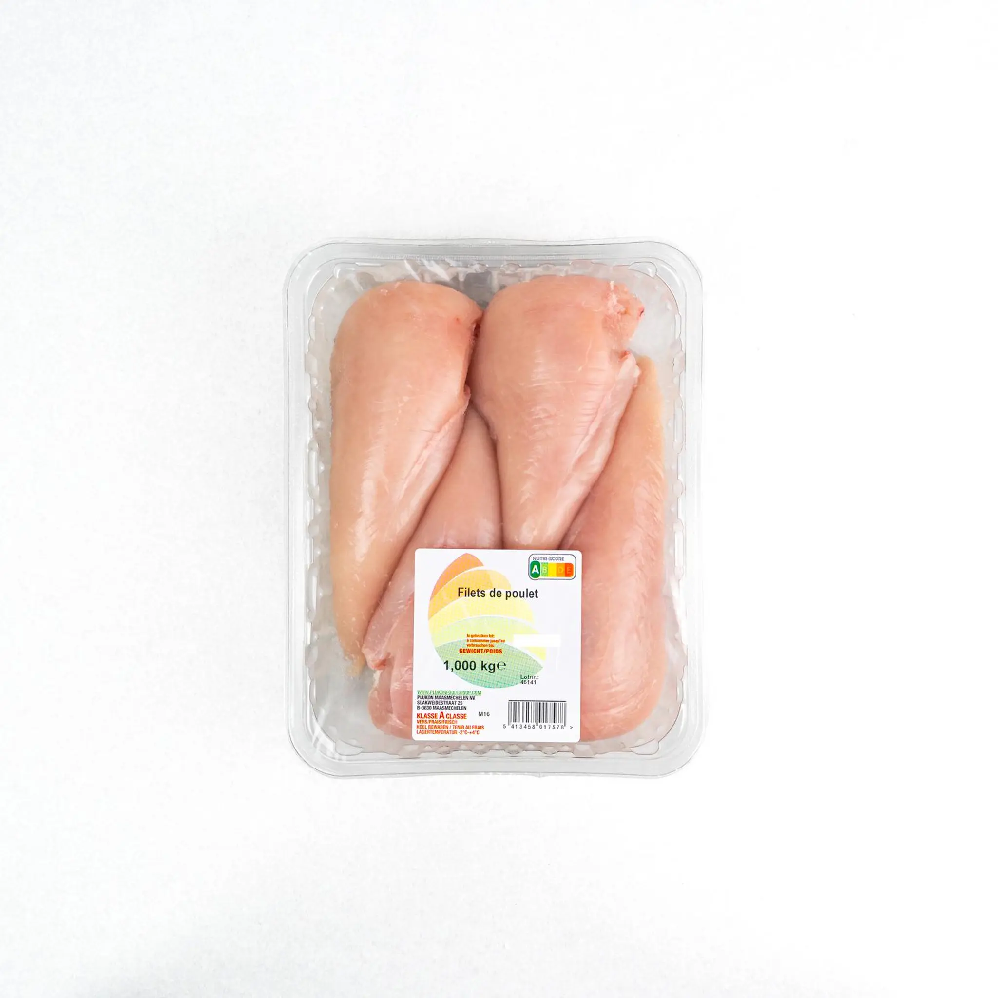 Filets de poulet blanc