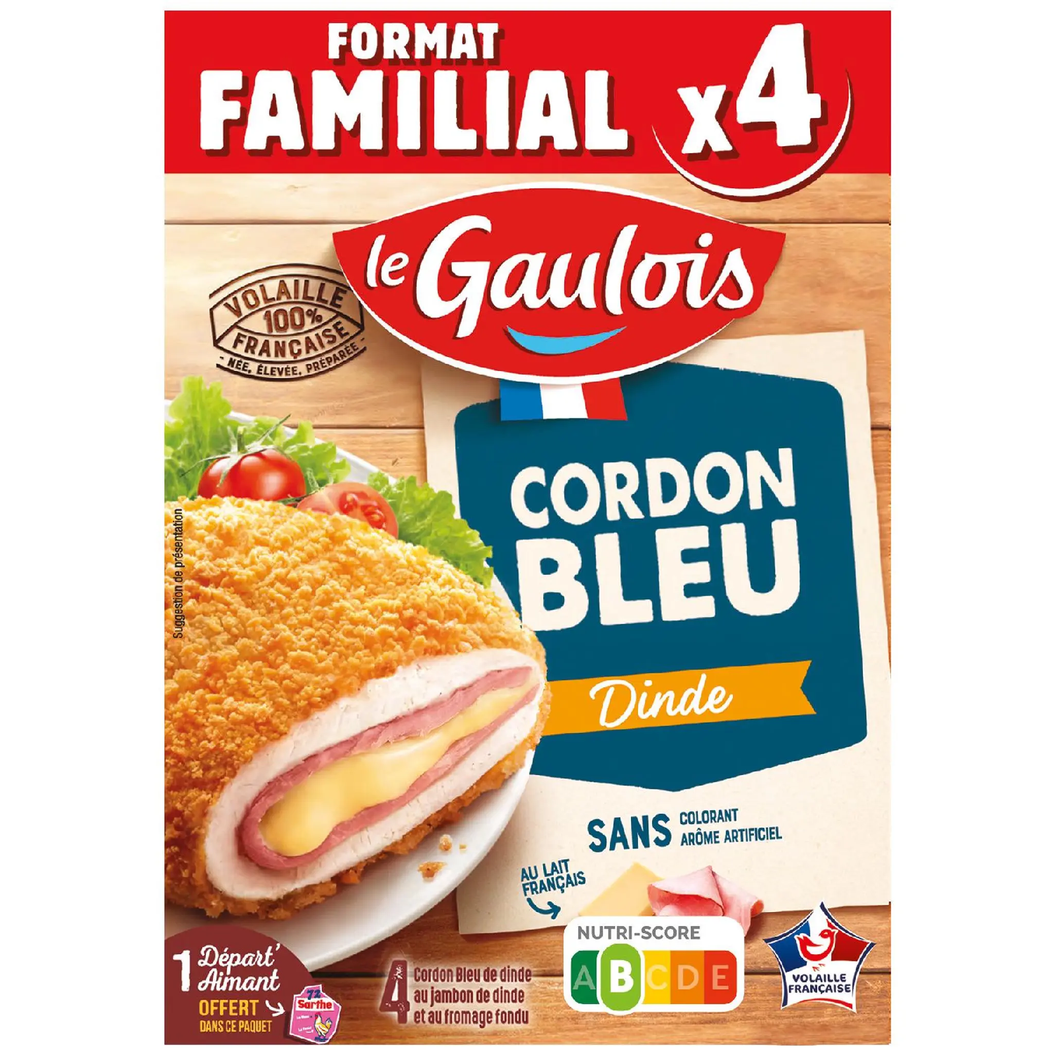 LE GAULOIS Cordon bleu de dinde