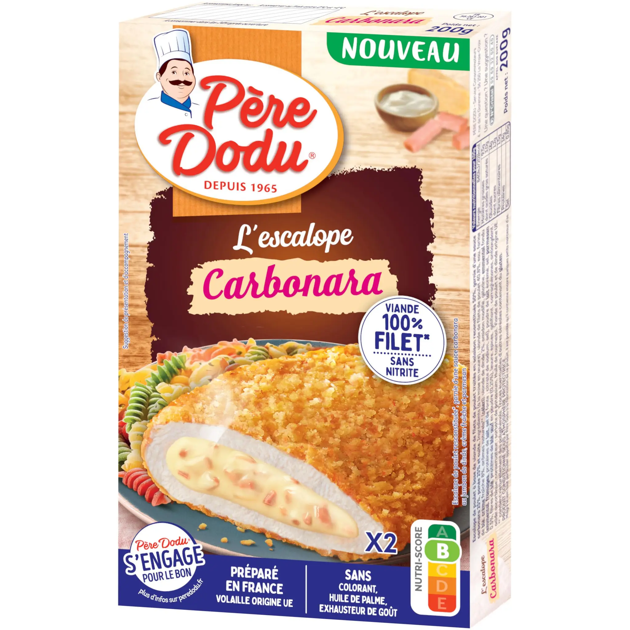 PERE DODU L'escalope carbonara