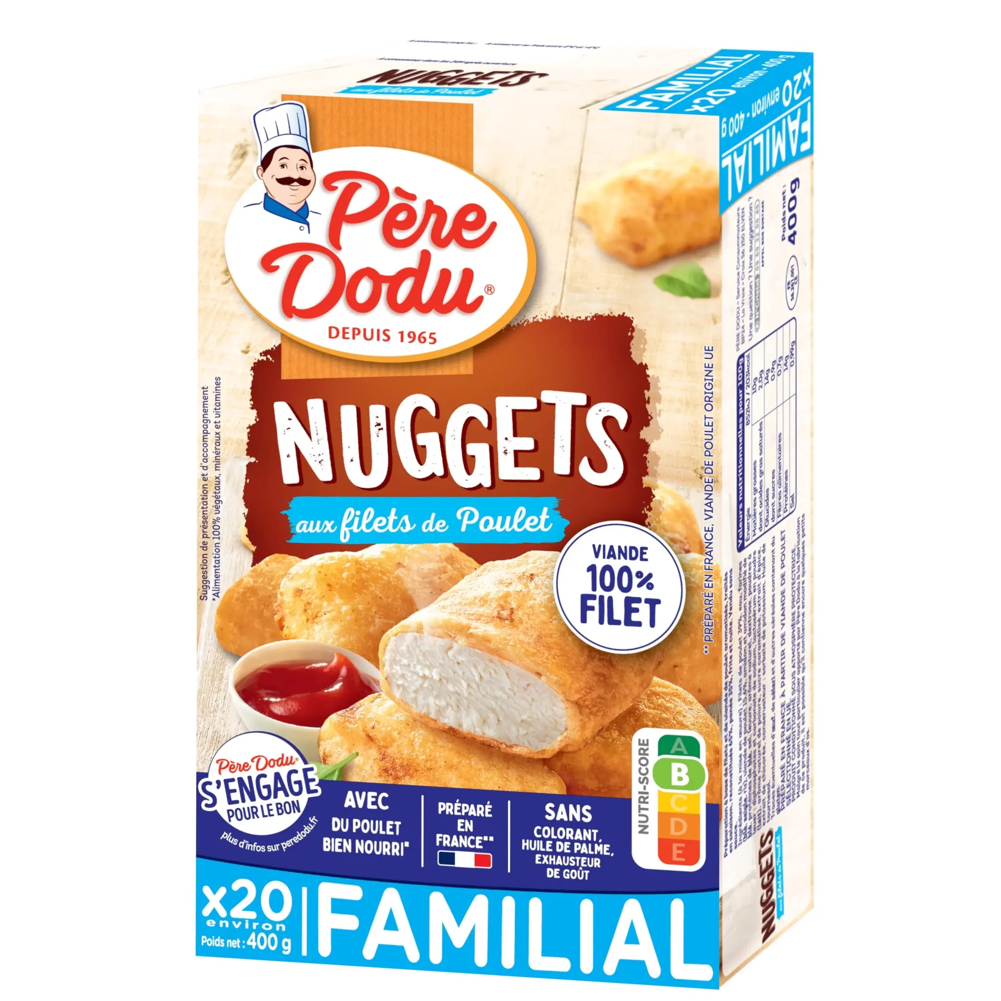 PERE DODU Nuggets aux filets de poulet