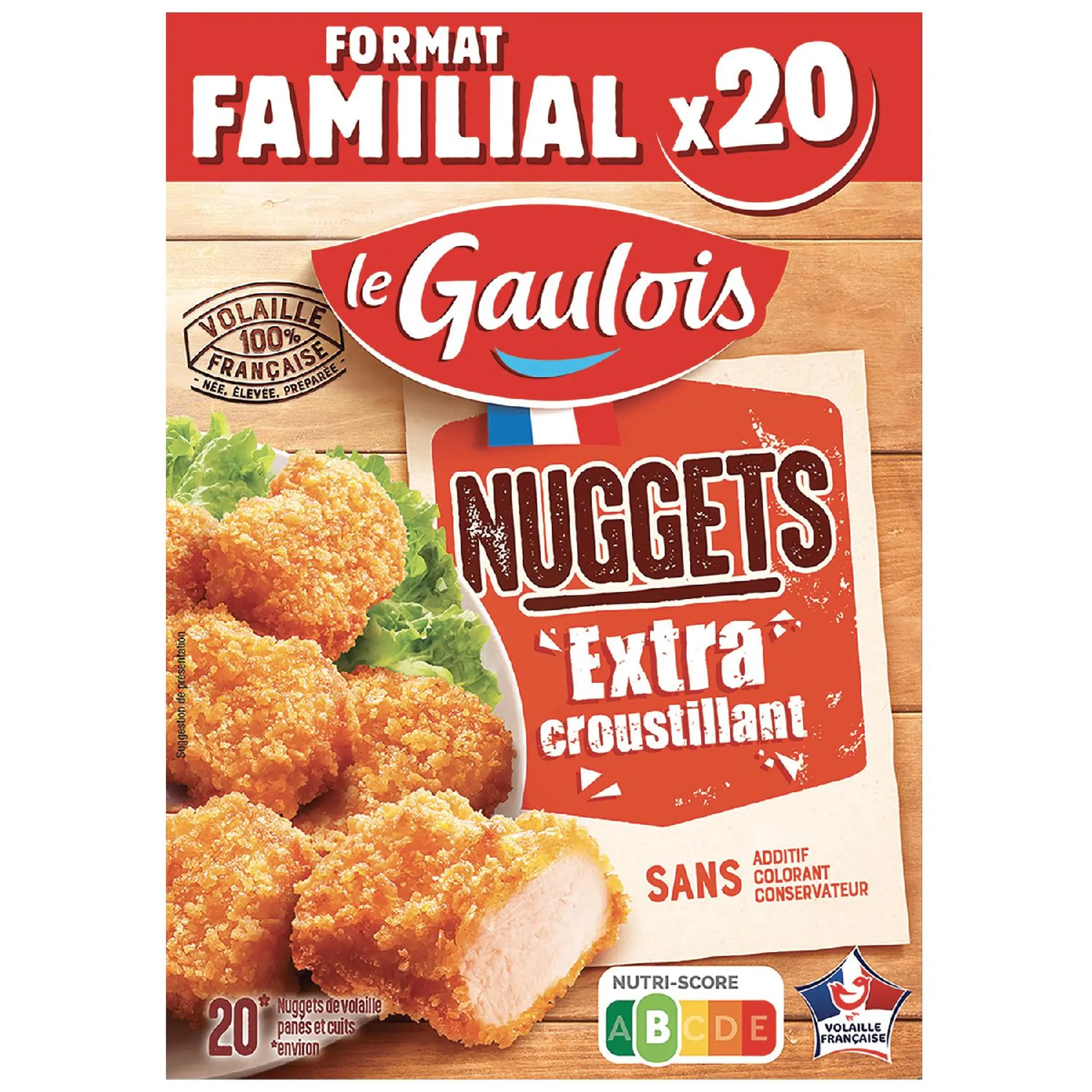 LE GAULOIS Nuggets extra croustillant