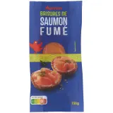 AUCHAN Brisures de saumon fumé