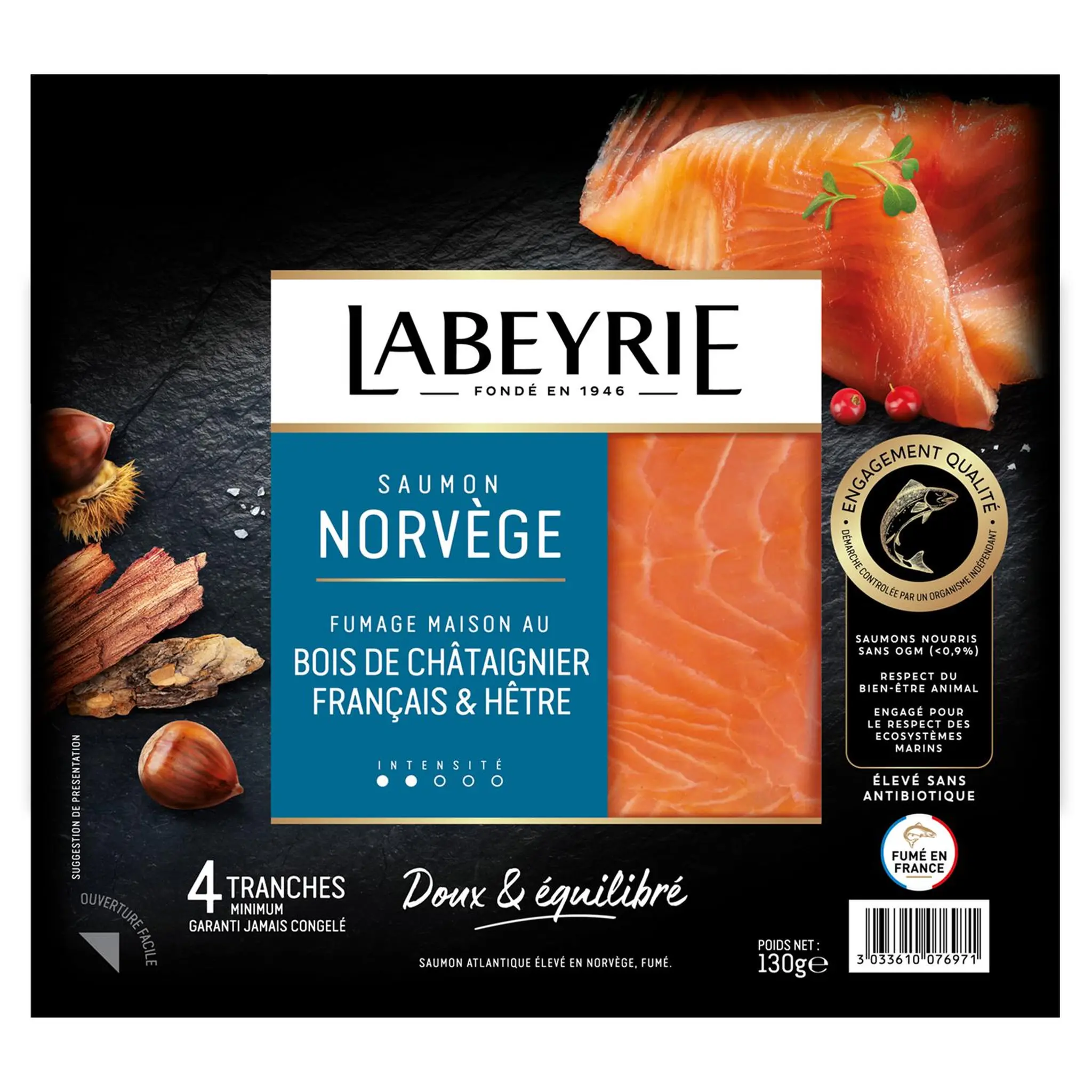 LABEYRIE Saumon fumé de Norvège