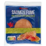 AUCHAN Saumon fumé petites tranches