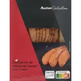 AUCHAN COLLECTION Émincés de saumon fumé aux 5 baies