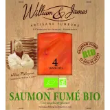 WILLIAM & JAMES Saumon fumé bio