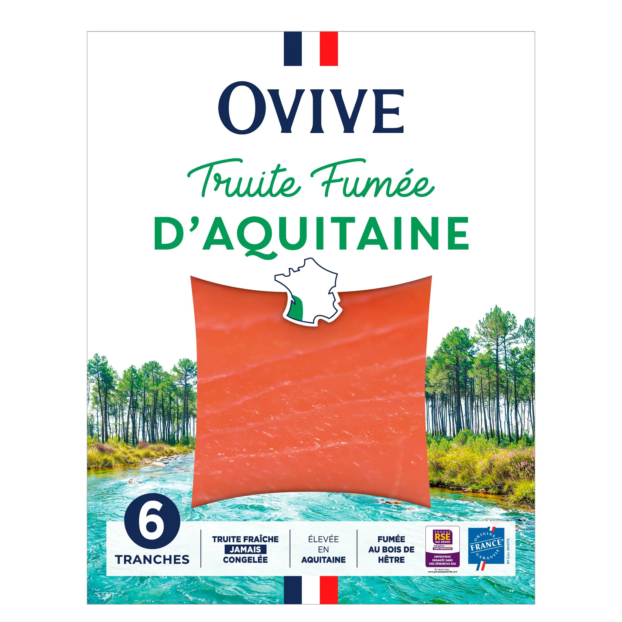 OVIVE Truite fumée d'Aquitaine