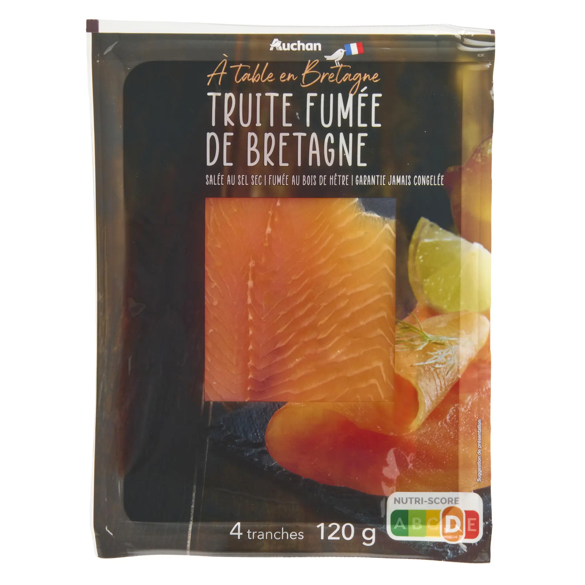 AUCHAN TERROIR Truite fumée de Bretagne