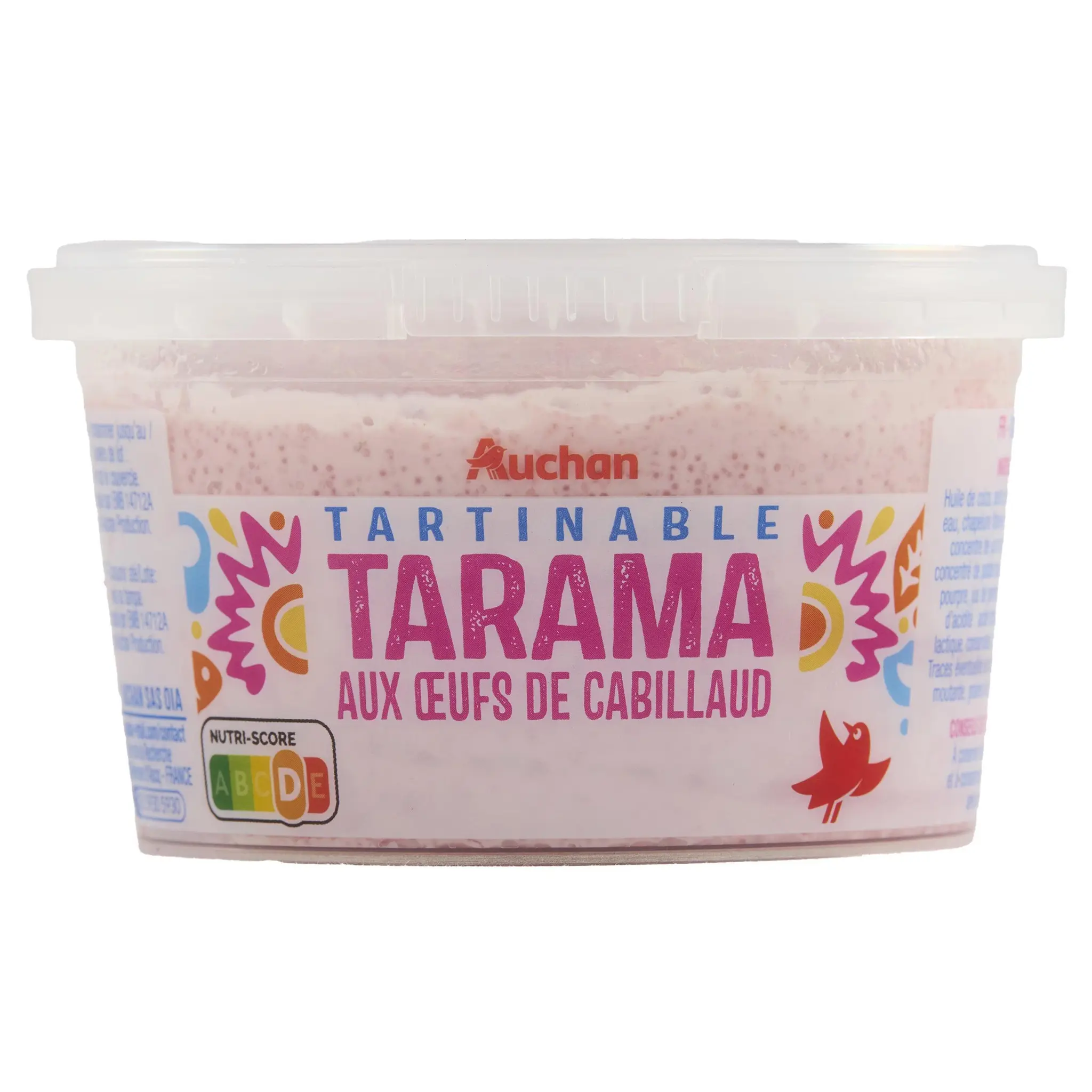 AUCHAN Tartinable tarama aux œufs de cabillaud
