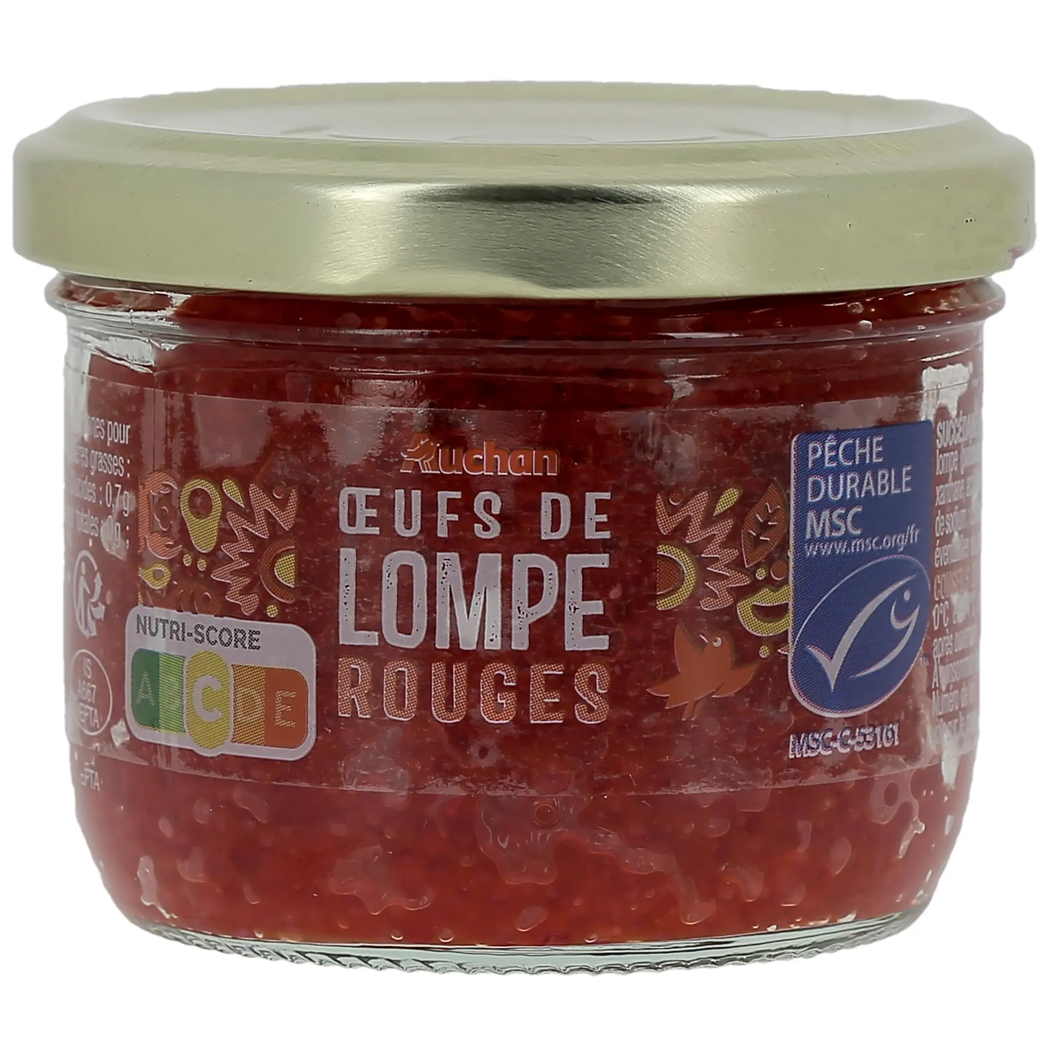 AUCHAN Oeufs de lompe rouges