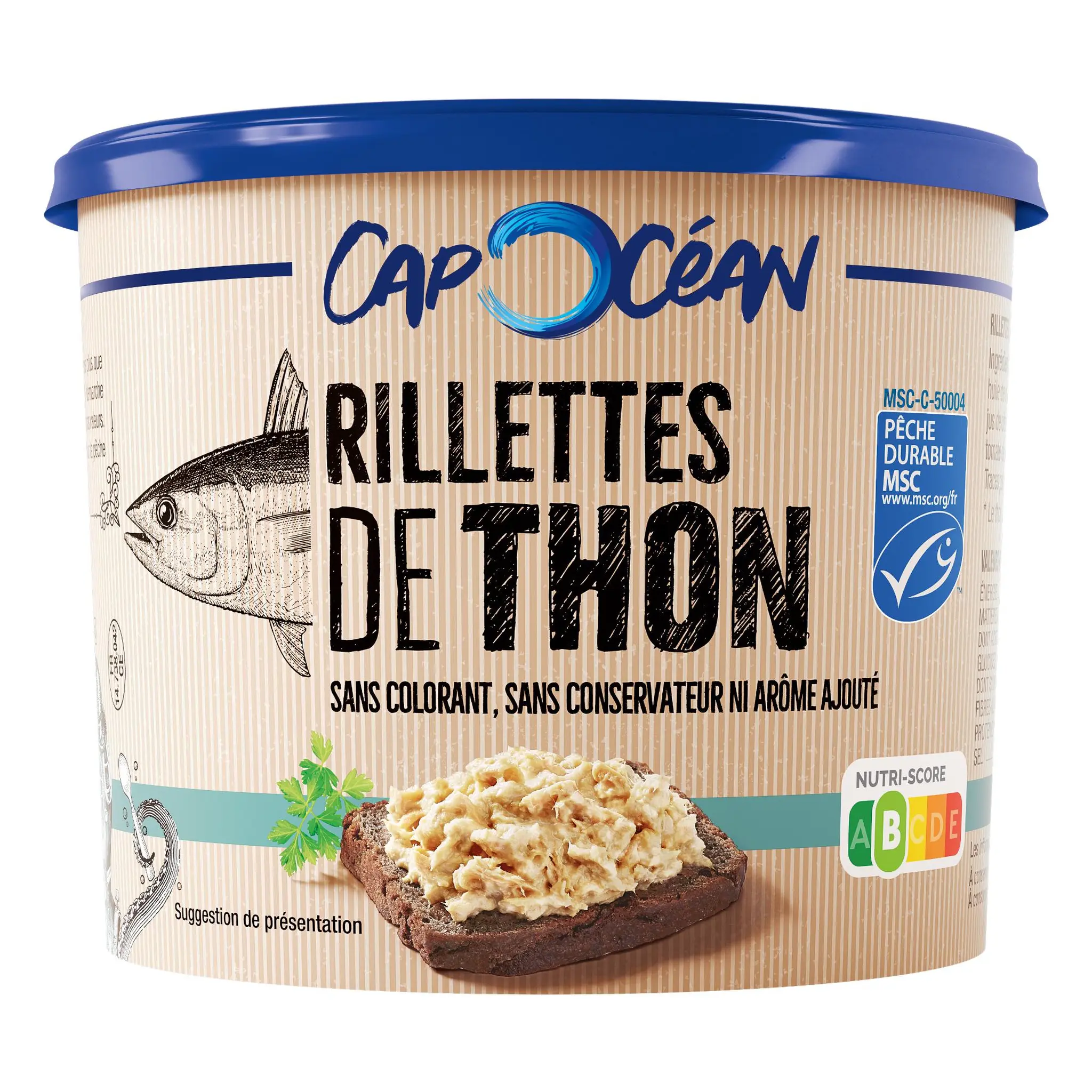 CAP OCEAN Rillettes de thon MSC