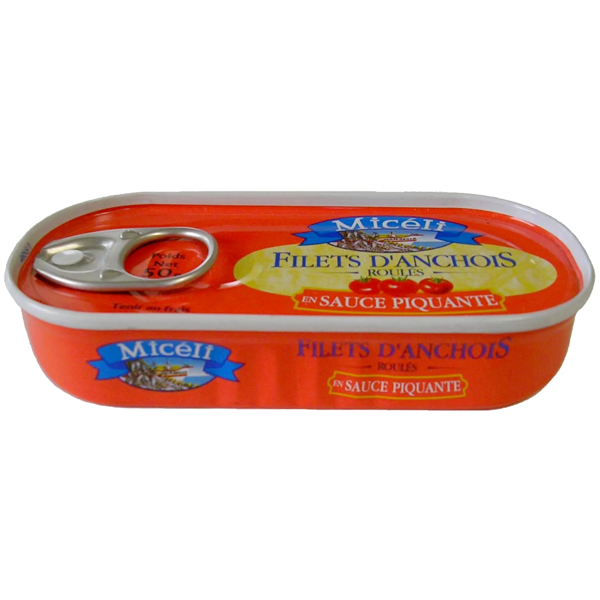 MICELI Filets d'anchois roulés sauce piquante