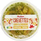 AUCHAN Crevettes curry et coriandre spécial tapas