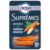 CORAYA Bâtonnets de surimi suprême au crabe