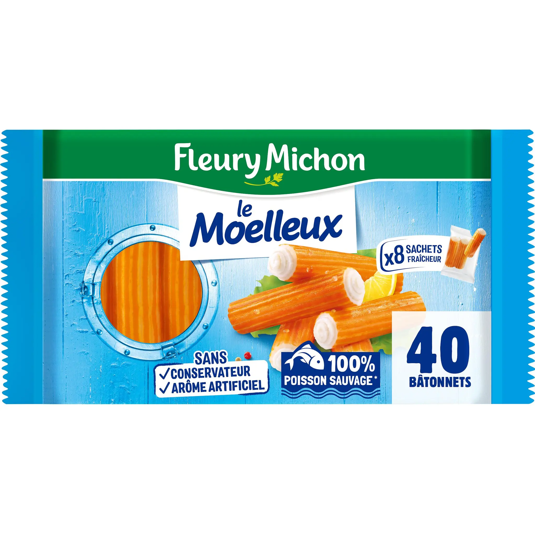 FLEURY MICHON Le moelleux bâtonnets de surimi