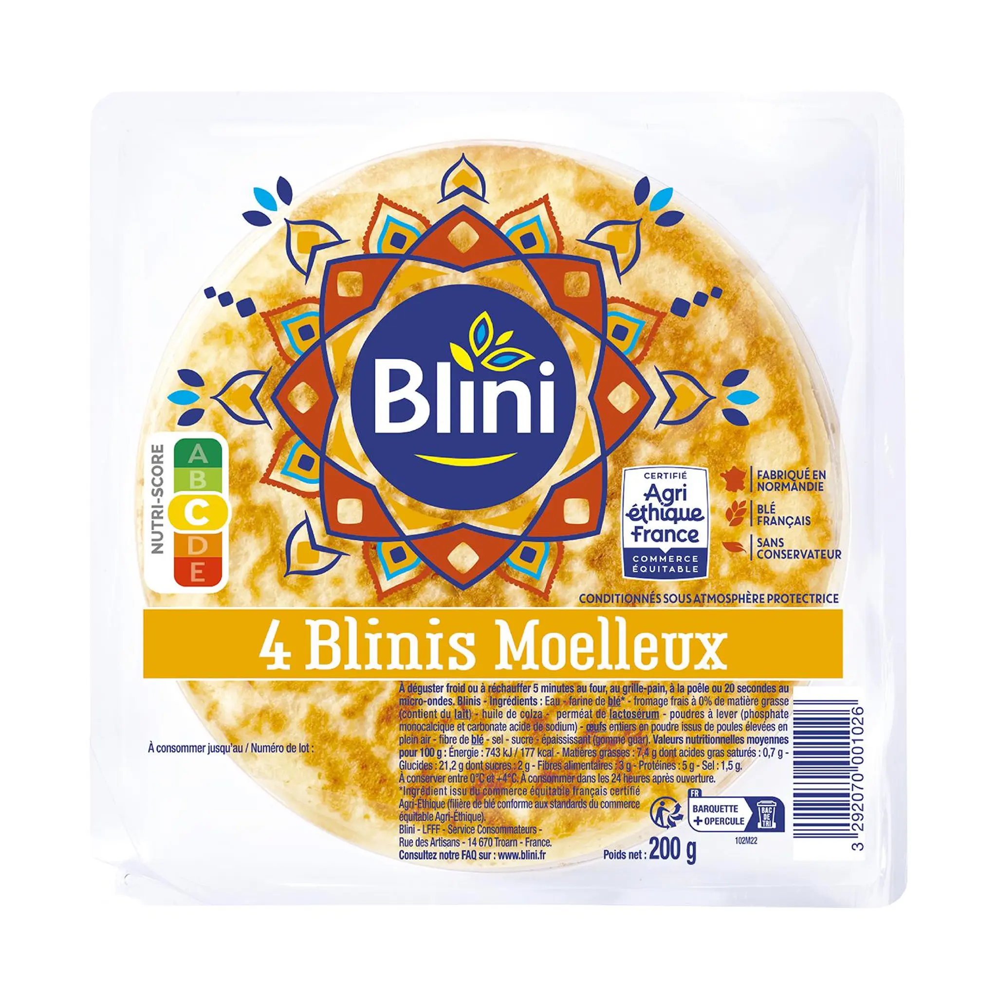 BLINI Blinis moelleux
