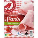 AUCHAN Jambon de Paris sans couenne