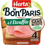 HERTA Le Bon Paris Jambon cuit à l'étouffée sans nitrite