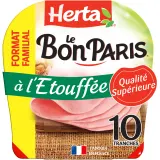 HERTA Le Bon Paris Jambon cuit à l'étouffée