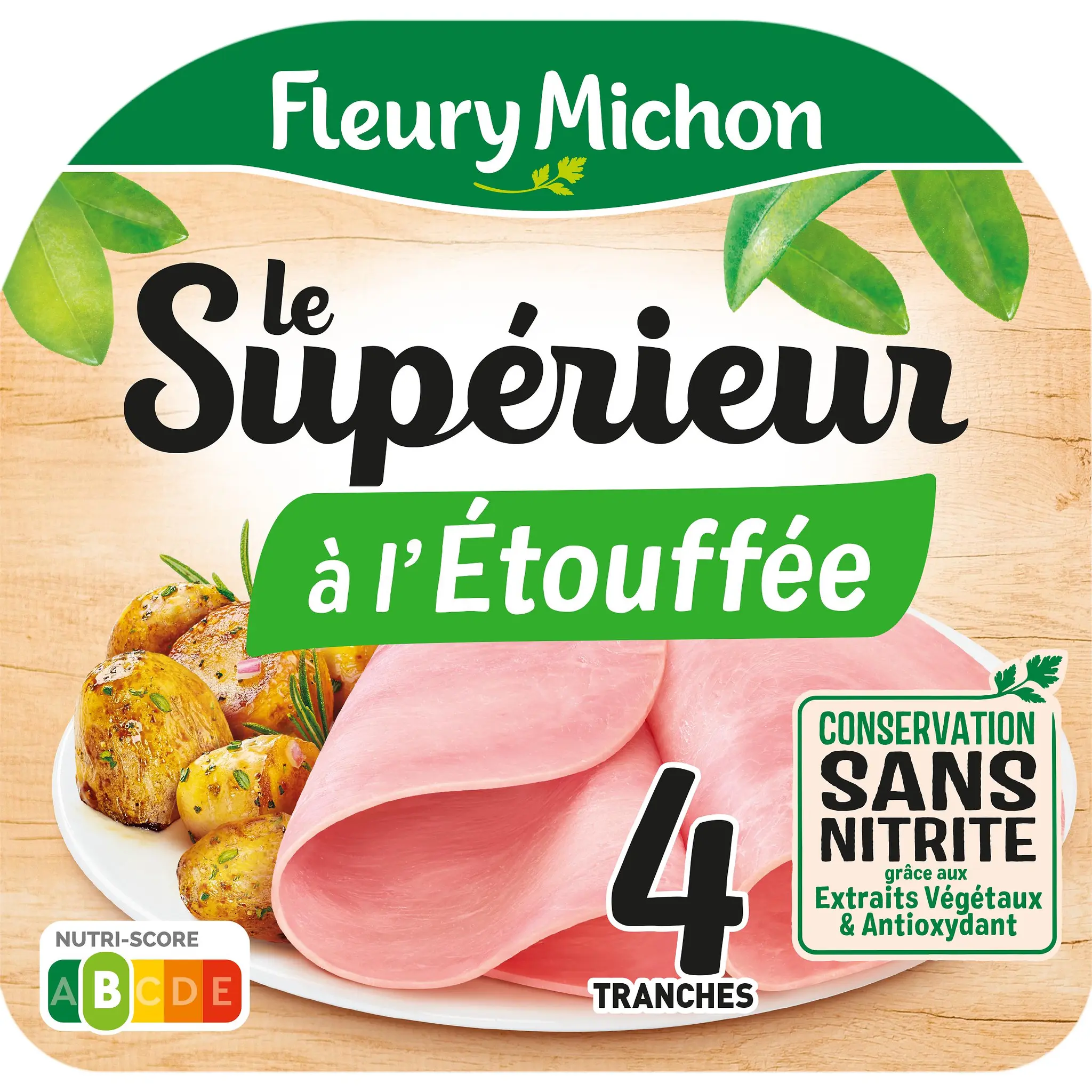 FLEURY MICHON Jambon le supérieur sans nitrite