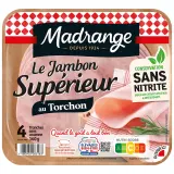 MADRANGE Le Jambon supérieur au torchon sans couenne sans nitrite